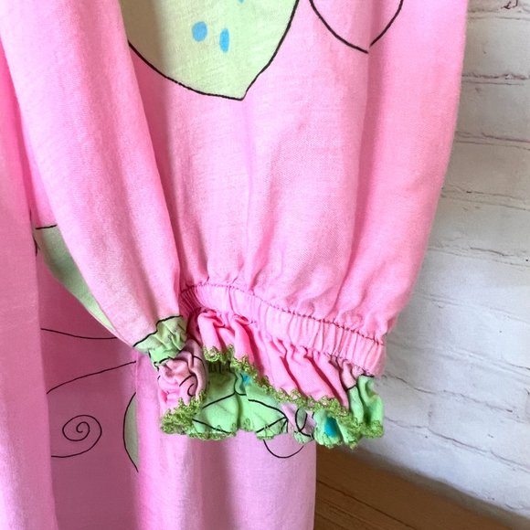 70's Cover Up - Pink with Butterflies - Size - Medium Bathing Suit Cover Up - Picture 8 of 9